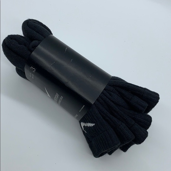 NIKE EVERYDAY COTTON CUSHIONED CREW wmns SOCKS 3 pairs socks set - Picture 3 of 16